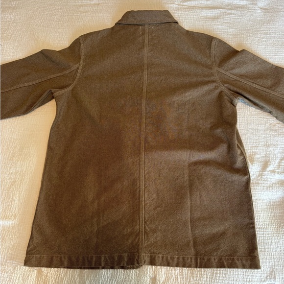 Wythe Heavyweight Pinpoint Canvas Barn Jacket, Brown XL - Picture 6 of 6